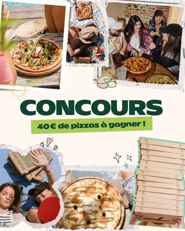 C’est l’été, et pas de meilleure excuse pour te régaler 😍

On offre à un d’entre vous 40€ chez Tutti Pizza ! 

Pour participer, c'est simple :

1️⃣ Abonne-toi à ce compte (@tutti_pizza_officiel) 

2️⃣ Like cette publication

3️⃣ Mentionne la personne avec qui tu vas te régaler. 

4️⃣ Partage en story pour doubler tes chances. 

Tirage au sort le 7 août. 

Bon utilisable en une seule fois dans le Tutti Pizza de ton choix. 

Bonne chance à tous, et surtout… bon appétit d'avance. 💛

#concours #concoursinsta #concoursfood #pizzalovers #tuttipizza #pizzas